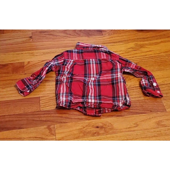 Bundle of Boys Cotton Shirts Size 6-9 Months Greendog Place 1989 George - Picture 7 of 12